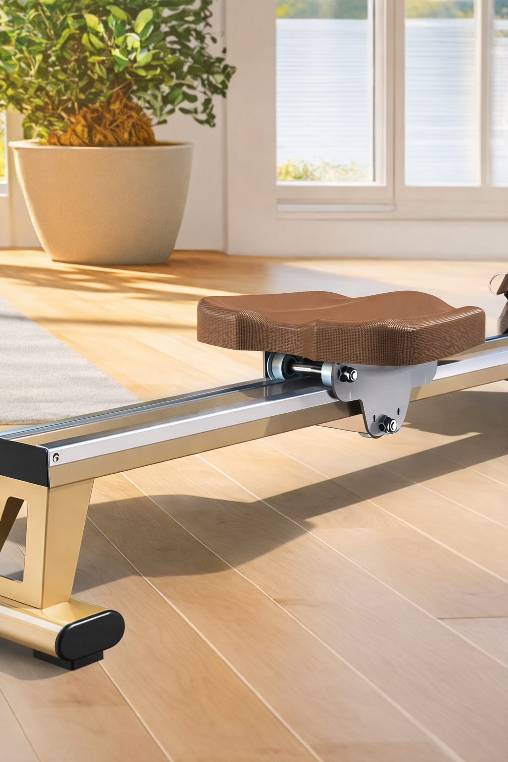 Rameur magnétique compact pour entraînement complet à domicile – OsloRow Core