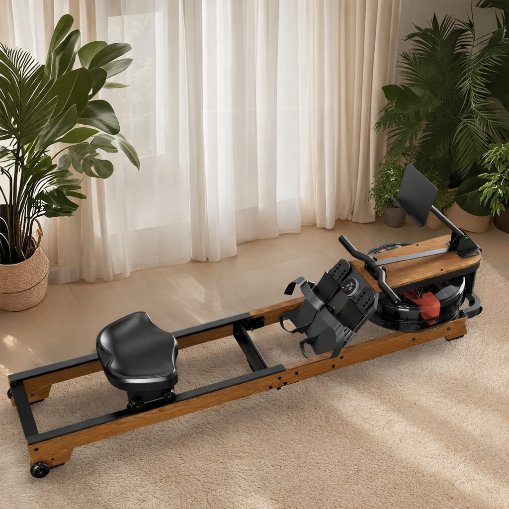 Rameur design pour entraînement à domicile