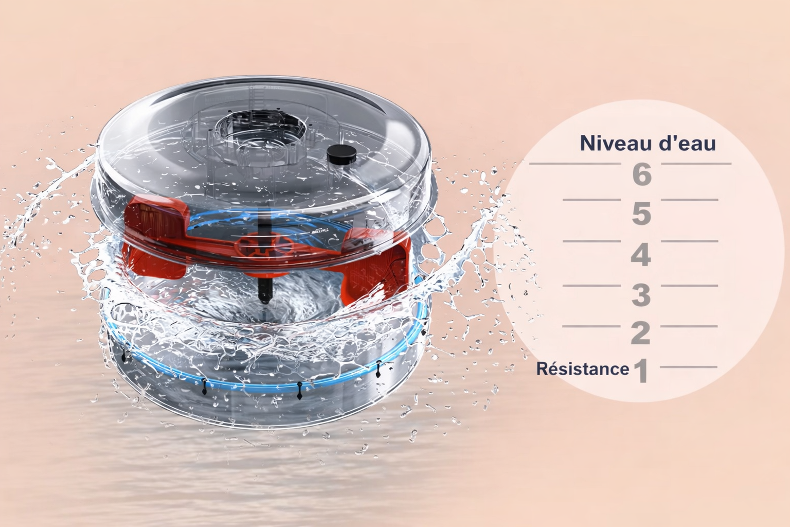 Rameur design pour entraînement à domicile