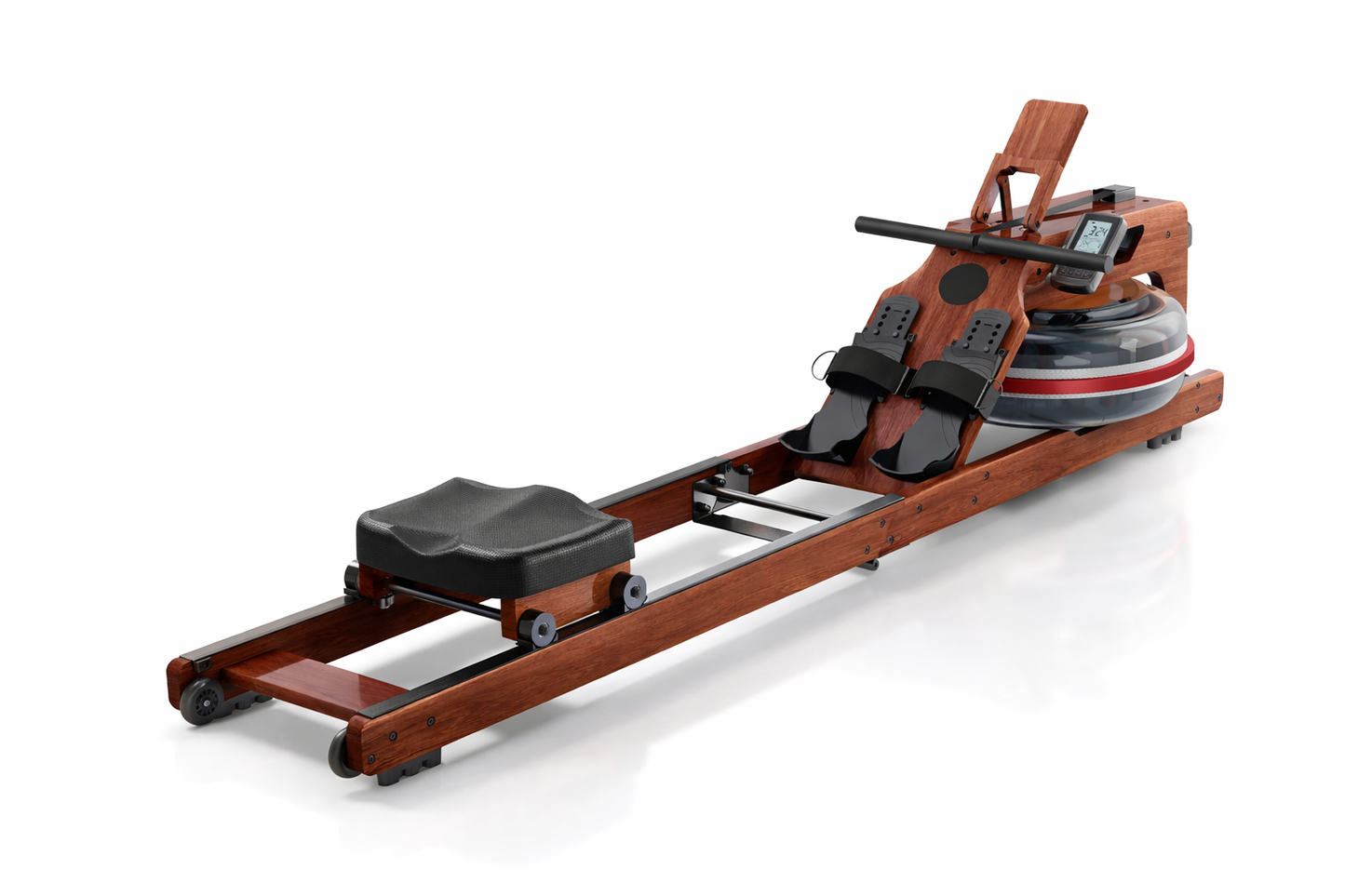 Rameur à eau pliable en chêne massif – OsloRow Nordic