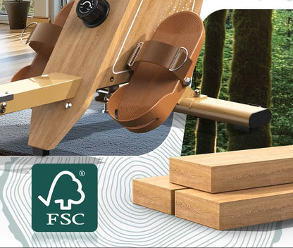 Rameur magnétique compact pour entraînement complet à domicile – OsloRow Core